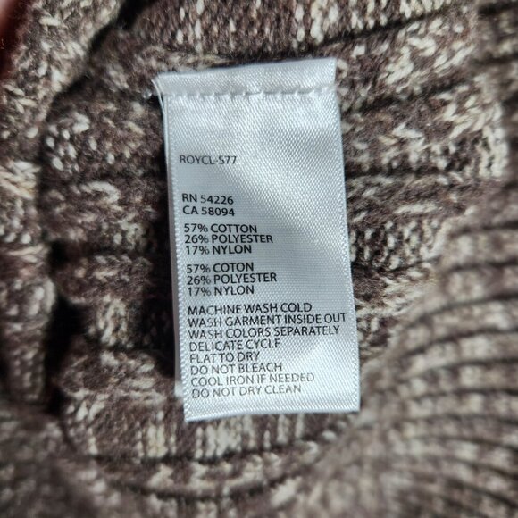 Royal Robbins 3 Button Tan/Brown Sweater Men's Large - Picture 5 of 7